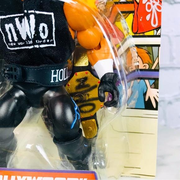 WWE Superstars New World Order NWO HOLLYWOOD Hulk Hogan Wrestling Action Figure - Picture 3 of 5